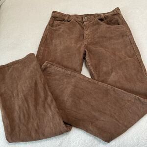 John‎ Galt Corduroy Jeans Sz 5 Brown Slight Flair Mid Rise